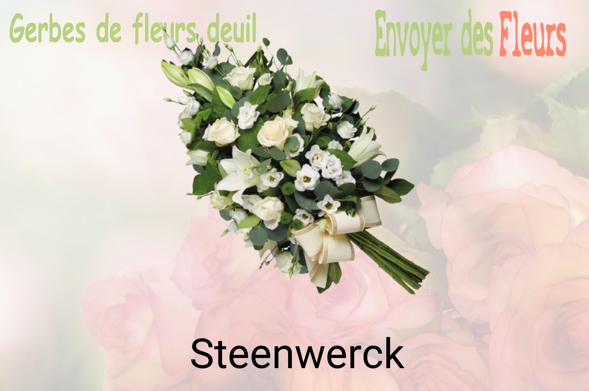 Gerbe de fleurs de deuil livrée à Steenwerck